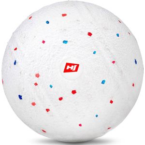 Hop-Sport Massagebal Diameter 10 cm - Fasciabal voor Zelfmassage, Waterafstotend (10 cm), wit