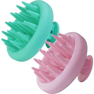 Goodivery ® Silicone Shampoo Borstel voor Hoofdmassage en Diepe Reiniging - Set van 2