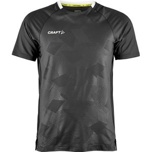 Craft Premier Solid Shirt Korte Mouw Heren - Asfalt | Maat: XXL