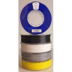 Kexcelled PLA Combideal 5 x 500g = 2,5kg (Blauw, Zwart, Wit, Grijs + Geel) 3D Printer filament NIEUW VOORRAAD!!