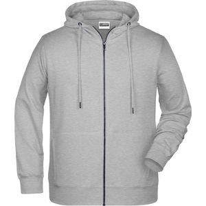 James and Nicholson Heren Basisrits Hoody (Grijze Heide)