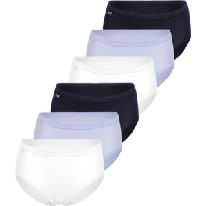 sloggi Dames midi slip 6 pack Basic+