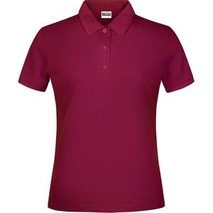 James And Nicholson Dames/dames Basic Polo Shirt (Wijn)