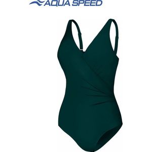Aqua Speed Andrea Badpak - Stijlvol en Elegant met modellerend effect- Groen 36/38