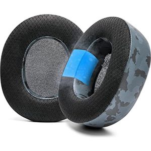 WC Freeze Nova Pro Wireless - Koelende gel-oorkussens voor Arctis Nova Pro Wireless en Nova Elite (passen niet op andere modellen), van Wicked Cushions, extra dik en comfortabel | Black Camo