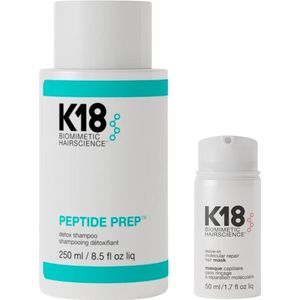 K18 CombiDeal - Detox Shampoo 250 ML & Hair Repair Mask 50 ML - voor alle haartypes