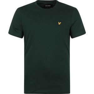 Lyle and Scott - T-shirt Donkergroen - Heren - Maat XS - Modern-fit