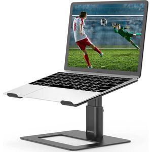 Laptopstandaard in hoogte verstelbaar - Geventileerde laptophouder voor 10-17'' laptops