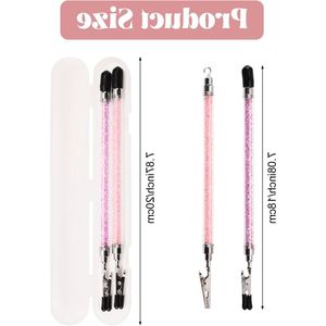 Armband Helper Tool 2 stks - Roze Paars Metalen Armband Dragen Helper