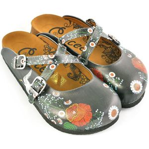 Goby Rose & Daisy's Clogs – Handgemaakt – Premium Kwaliteit – Maat 39