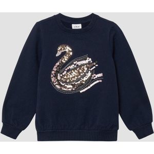 s.Oliver - Sweatshirt - Zacht - Met Paillettenprint