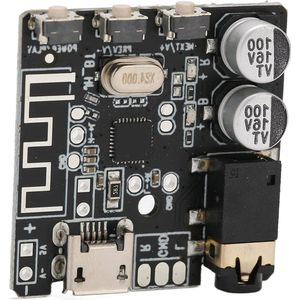 Bluetooth-audio-ontvangerbord BT5.0 Stereo-audioversterkermodule met Knopbediening - Autoluidsprekerversterker - Doe-het-zelf Telefoon Laptop - 3.7V Tot 5V - Geluidssysteem .