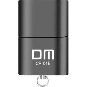 DrPhone DM - USB Kaartlezer- Mini USB 2.0 - Geheugenkaartlezer met Micro-SD ingang - Zwart