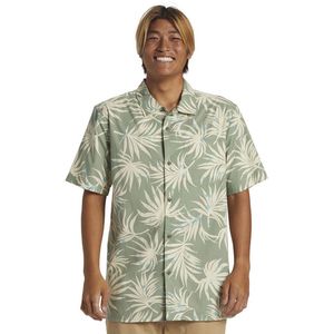 Quiksilver Beach Club Casu Overhemd Met Korte Mouwen Groen M Man