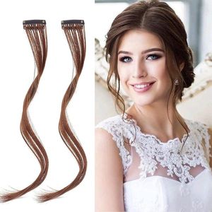 E-Ambar - Lange Krullende Clip-in Pony voor Vrouwen en Meisjes met Synthetisch Haar