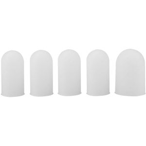 Vingerbeschermers van siliconen - 5 stuks vingerbeschermers voor vingerverbanden