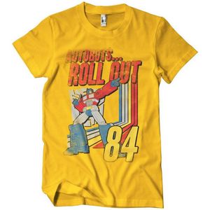 Transformers Autobots - Roll Out T-Shirt Gold-S