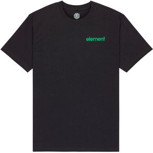 Element - Stone Age - T-shirt - Zwart - Korte Mouwen - GOTS Biologisch Katoen