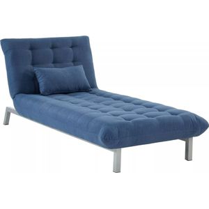 HORNET Chaise longue - Blauw | Praktisch en trendy | Loveset als bed | Meridenne voor extra ontspanning | Moduleerbaar