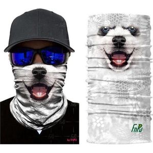 Motor bandana - colsjaal - buff sjaal - motor masker - ski masker - motor gezichtsmasker - ski gezichtsmasker hond