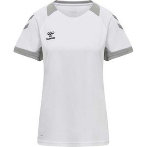 Hummel Lead Poly T-shirt Met Korte Mouwen Wit 2XL Vrouw