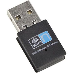 Mini USB WiFi Adapter 300 Mbps voor PC en Laptop