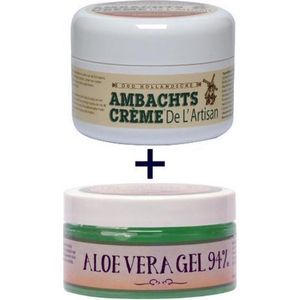 VOORDEELPACK, Ambachtscreme 200ml en Aloë Vera 100ml,aftersun