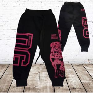 Zwarte joggingbroek dog -s&C-98/104-Joggingbroeken