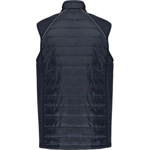 Bodywarmer Unisex XS WK. Designed To Work Mouwloos Navy / Silver 100% Polyester