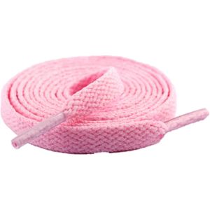 Roze Veter - 150cm - SneakersAdept - Katoen-nylon - voor alle sneakers en schoenen