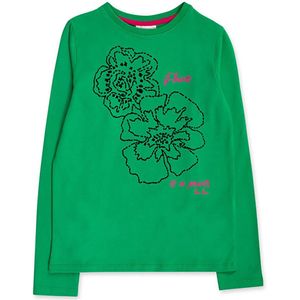 Tuc Tuc Wild Flower T-shirt Met Lange Mouwen Groen 16 Years Meisjes
