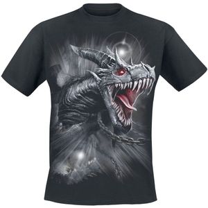 Spiral - Dragon's Cry - T-shirt - Zwart