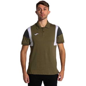 Joma - Confort III - Poloshirt - Groen - Korte Mouwen - Katoen
