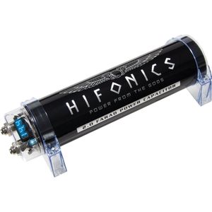 HiFonics HFC2000 - Autoversterker - Condensator 2 Farad - Power capacitor - Stroom buffer 2.0 Farad - Elco - met Volt meter