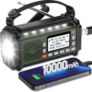 Equivera Noodradio - Noodradio - Emergency Radio - Survival Radio - Radio voor Noodgevallen