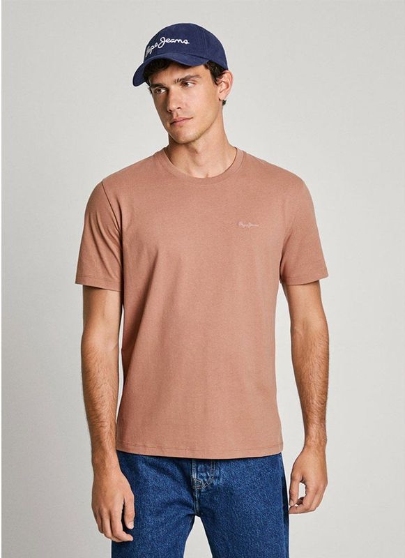 Pepe Jeans Connor T-shirt Met Korte Mouwen Bruin S Man