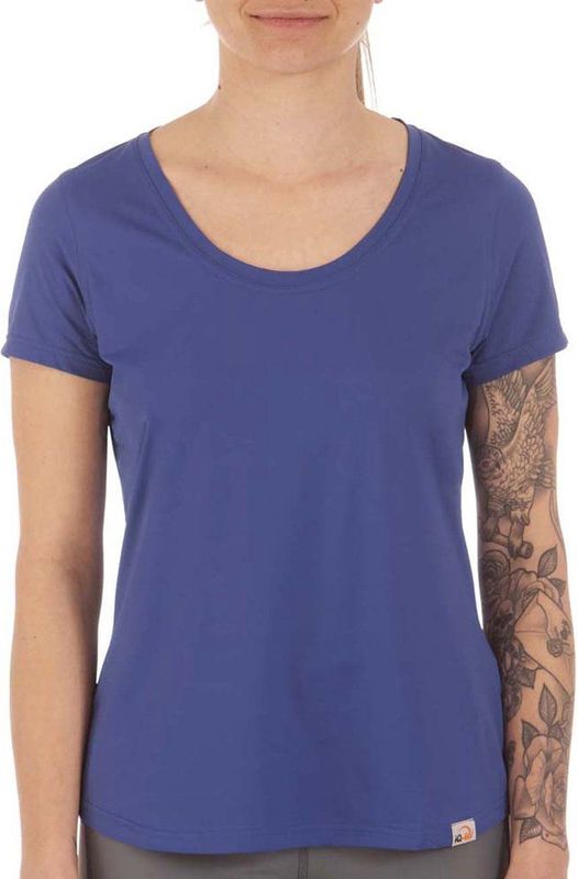 Iq-uv Uv Free Rashguard Met Korte Mouwen Voor Dames Blauw L