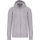 Sweatshirt Heren M Kariban Lange mouw Oxford Grey 80% Katoen, 20% Polyester