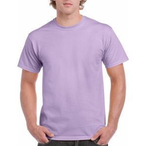 T-shirts lila paars voor heren - zware 200gr kwaliteit - Basic shirts - Katoen - Korte mouwen - Comfort pasvorm XXL