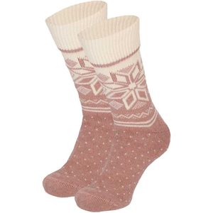 Apollo - Wollen Huissokken - Lichtroze - Nordic