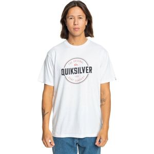 Quiksilver Circle Up Heren T-shirt Eqyzt07680-wbb0 - Kleur Wit - Maat XL