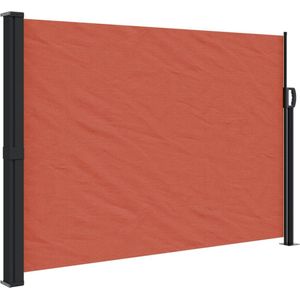 vidaXL - Windscherm - uittrekbaar - 140x600 - cm - terracotta