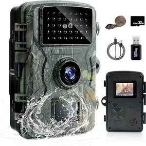 Equivera Wildcamera voor Buiten - Wildcamera met Nachtzicht - WiFi - Hoge Resolutie - Waterdicht - Wild Camera - Premium