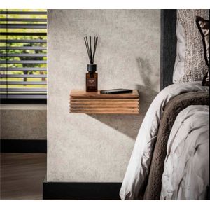 Nachtkastje 1L set/2 layer XS - Massief acacia naturel