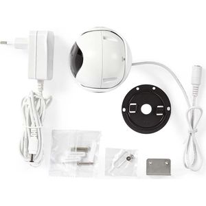 SmartLife Camera voor Buiten Wi-Fi | Full HD 1080p | Pan tilt | IP65 | Cloud Opslag (optioneel) / Intern 16 GB | 12 V DC | Met bewegingssensor | Nachtzicht | Wit