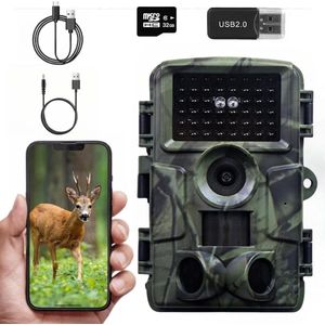Wildcamera - Bewegingssensor camera - Nachtzicht - Dieren spotten - Boscamera - Buiten camera - Wildlife observeren - Beveiligingscamera natuur - Jachtcamera - Onopvallende camera - Buitenobservatie - Natuurfotografie - Dierensporen vastleggen - Time