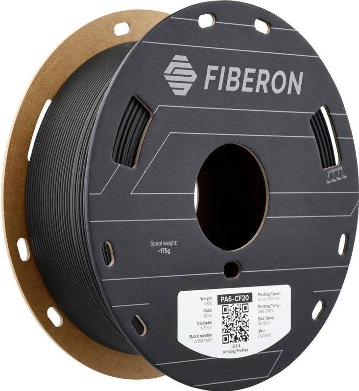 Polymaker - Fiberon PA6-CF20 - Filament - 1.75 mm - 0.5 kg