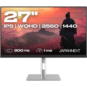 JAPANNEXT Gaming Monitor 27"" IPS WQHD (2560x1440) 300Hz 1ms | JN-IPS27G300Q-HSP