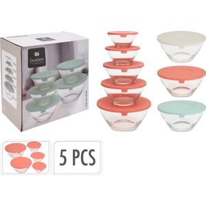 Excellent houseware-schalensetset van 5-luchtdichte kommen
