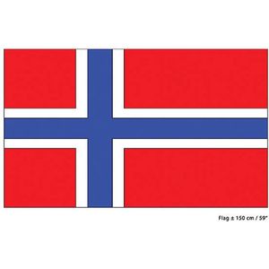 Vlag Noorwegen | Noorse vlag 150x90cm